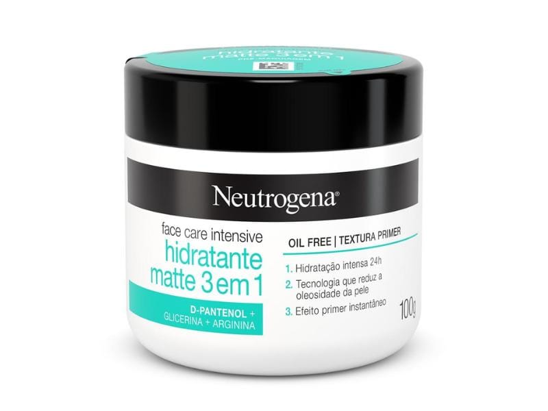 neutrogena face care intensive hidratante matte 3 em 1